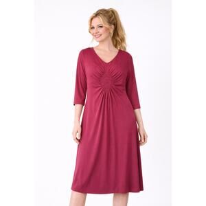 Catherine's Burgundy Dress - Size 1X